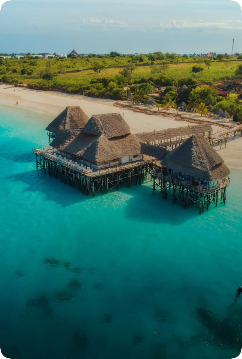 Luxury beach stay in Tanzania