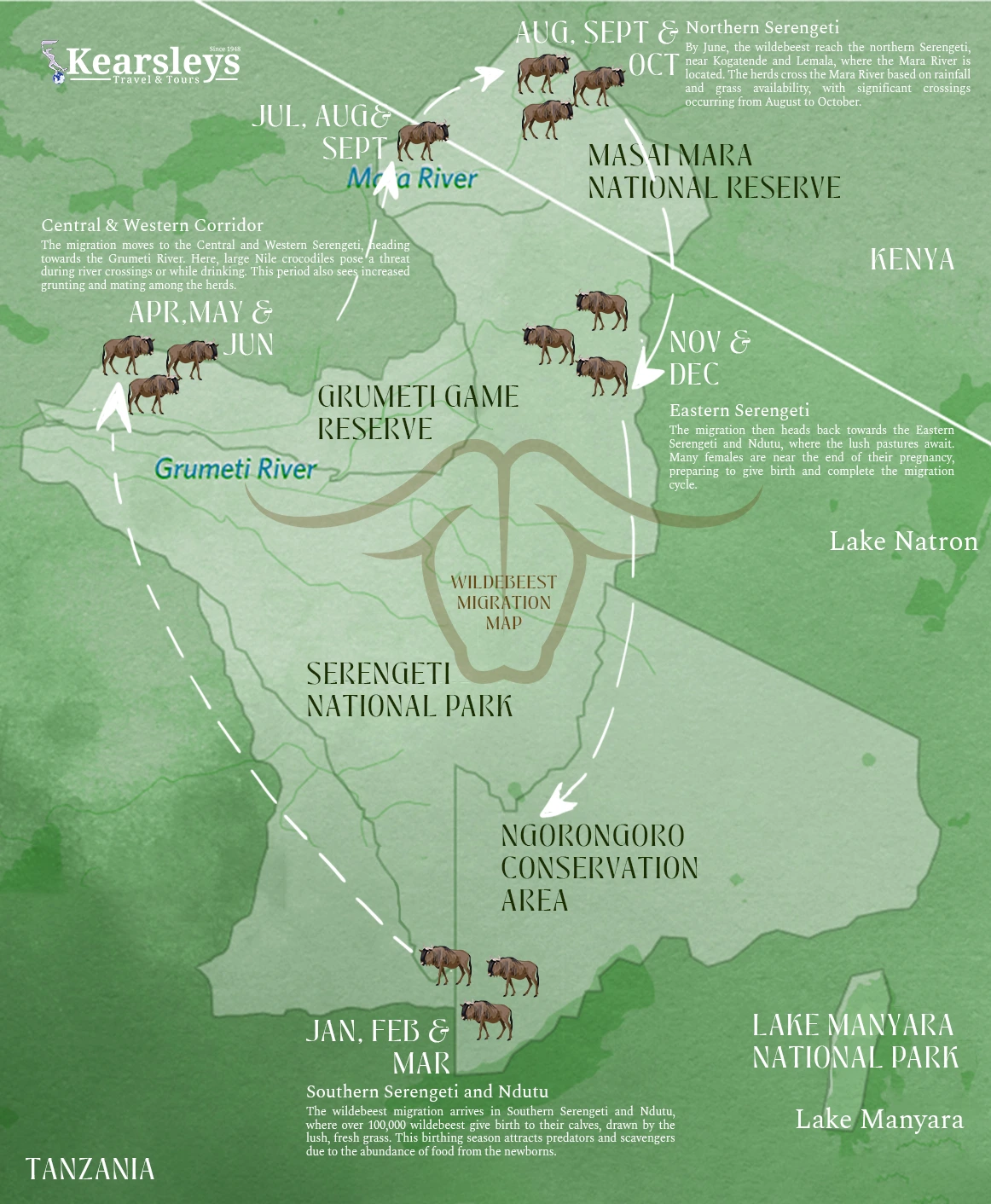 Serengeti Map